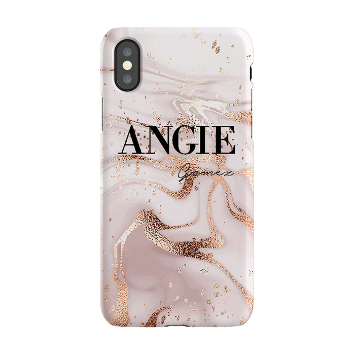 Personalised Liquid Marble Name iPhone XS Max Case