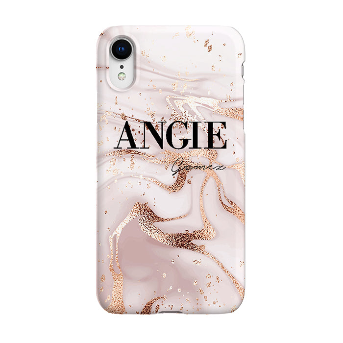 Personalised Liquid Marble Name iPhone XR Case