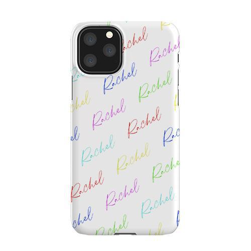 Personalised Multicolor Script Name iPhone 11 Pro Case