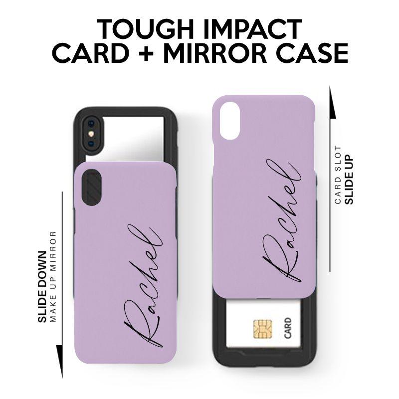 Personalised Purple Name iPhone 12 Pro Max Case