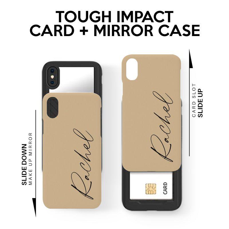 Personalised Tan Name iPhone 12 Pro Case