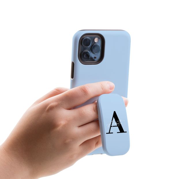 Personalised Baby Blue Name Clickit Phone grip