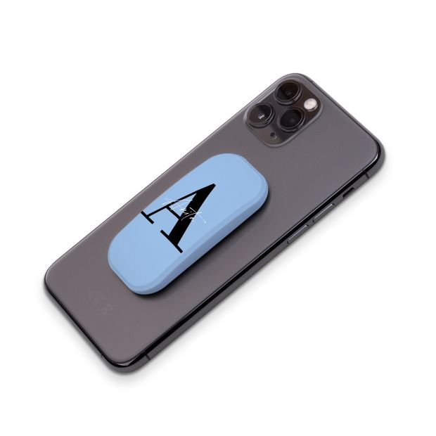 Personalised Baby Blue Name Clickit Phone grip