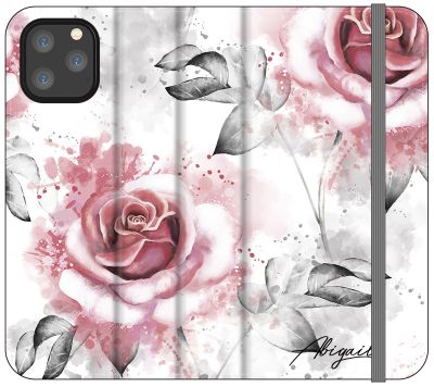 Personalised Floral Rose Initials iPhone 12 Pro Case