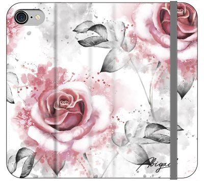 Personalised Floral Rose Initials iPhone 8 Case