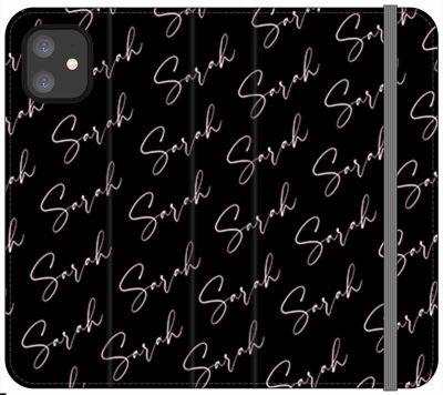 Personalised Script Name All Over iPhone 14 Case