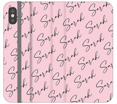Personalised Script Name All Over iPhone X Case
