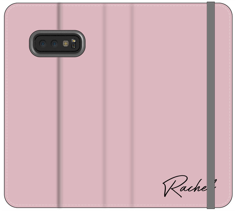 Personalised Bloom Script Name Samsung Galaxy S10e Case