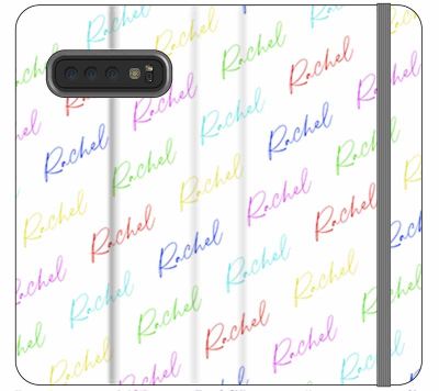 Personalised Multicolor Script Name Samsung Galaxy S10 Plus Case