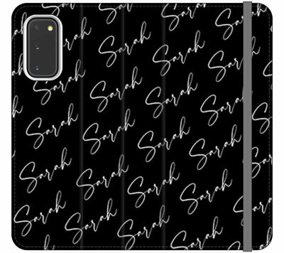 Personalised Script Name All Over Samsung Galaxy S20 Case