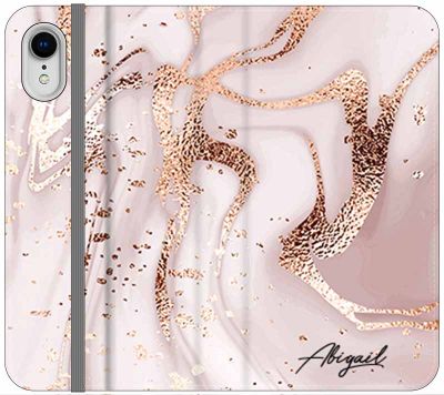 Personalised Liquid Marble Name iPhone XR Case
