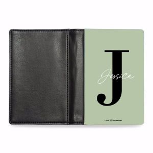 Personalised Sage Name Passport Cover