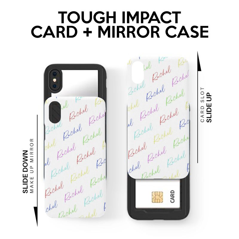 Personalised Multicolor Script Name iPhone 11 Case