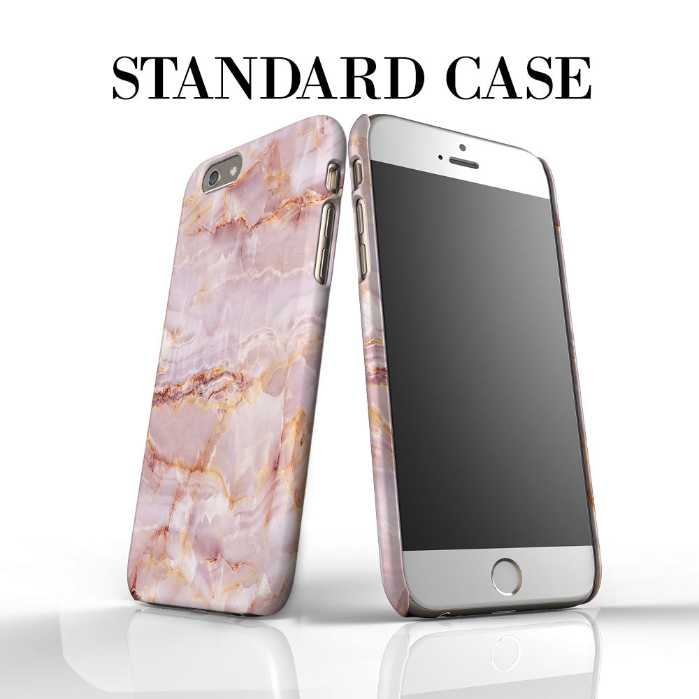 Personalised Natural Pink Marble Name iPhone 6 Plus/6s Plus Case