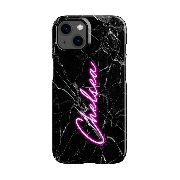 Personalised Neon Name iPhone 14 Plus Case
