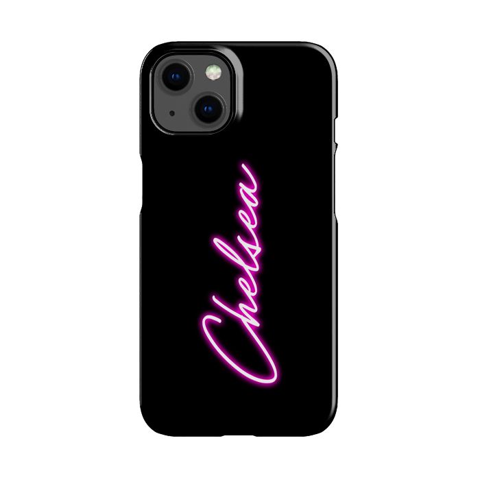Personalised Neon Name iPhone 13 Case