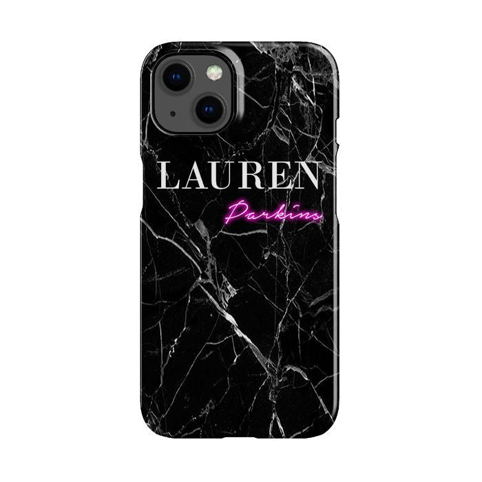 Personalised Neon Name iPhone 14 Case