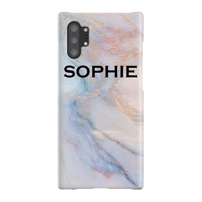 Personalised Moonshine Marble Name Samsung Galaxy Note 10+ Case