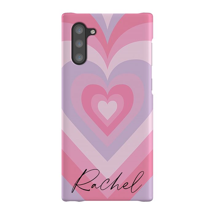 Personalised Heart Latte Samsung Galaxy Note 10 Case