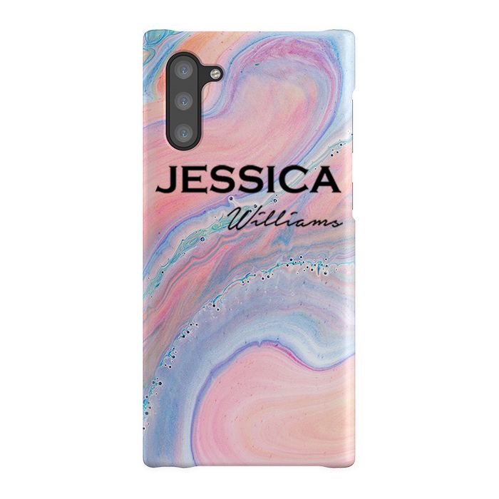 Personalised Acrylic Marble Name Samsung Galaxy Note 10 Case