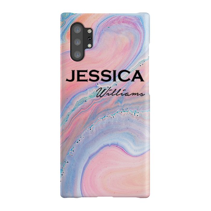 Personalised Acrylic Marble Name Samsung Galaxy Note 10+ Case