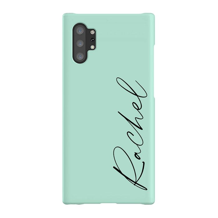 Personalised Pale Green Name Samsung Galaxy Note 10+ Case