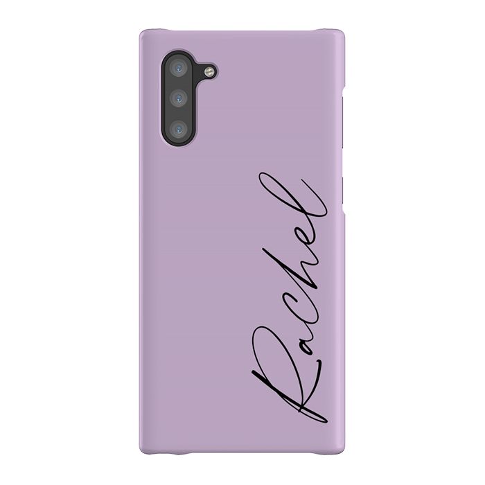 Personalised Purple Name Samsung Galaxy Note 10 Case