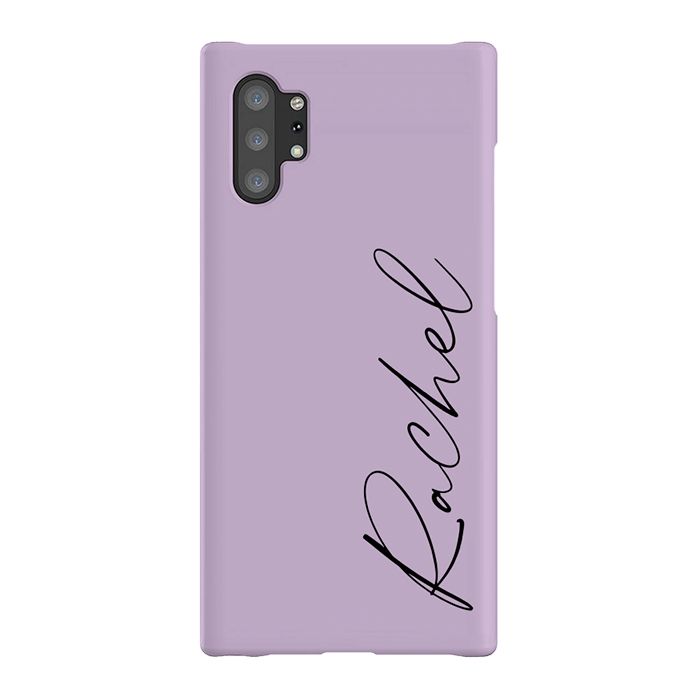 Personalised Purple Name Samsung Galaxy Note 10+ Case
