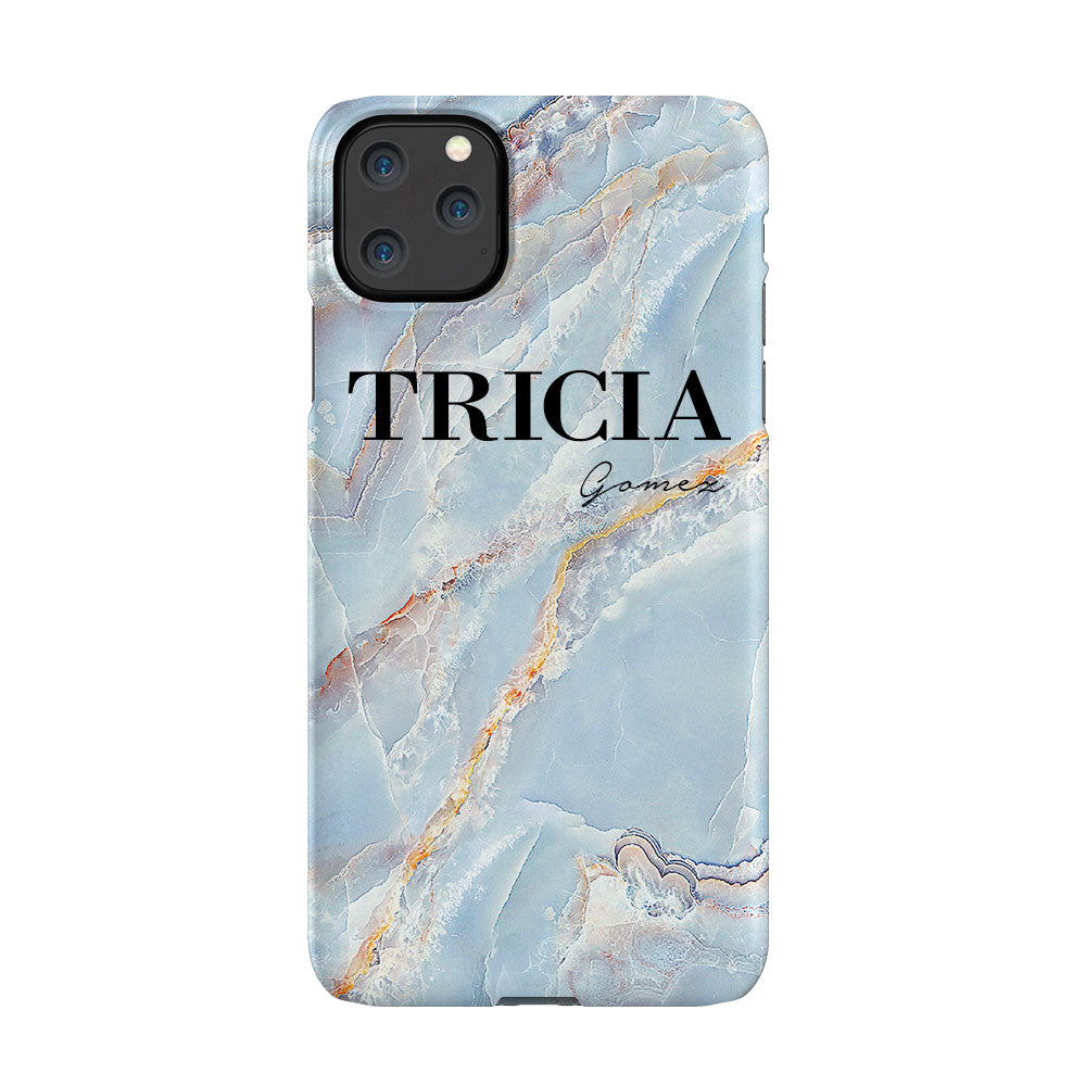 Personalised Ocean Marble Name iPhone 11 Pro Max Case