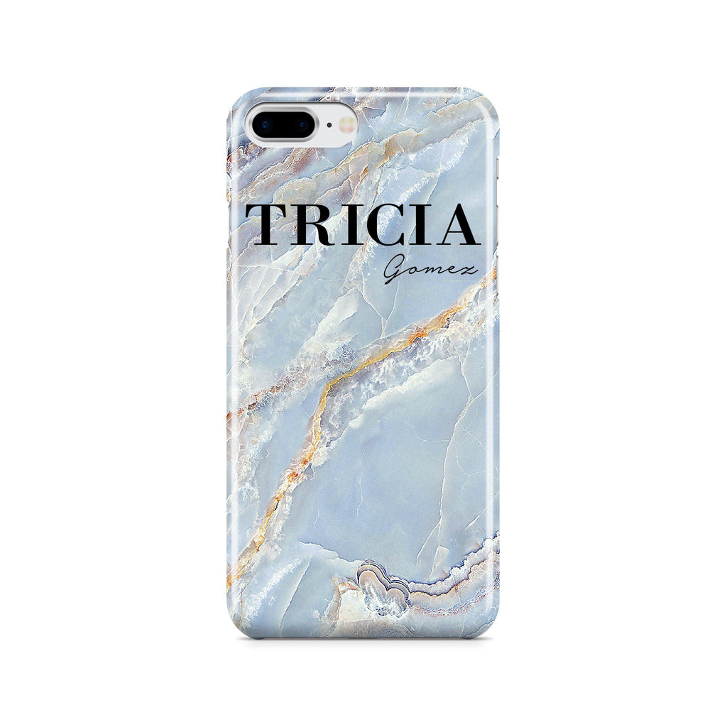 Personalised Ocean Marble Name iPhone 7 Plus Case
