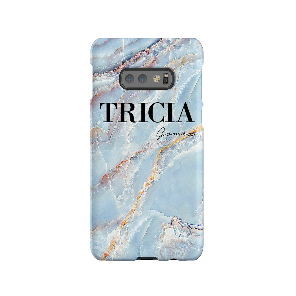 Personalised Ocean Marble Name Samsung Galaxy S10e Case