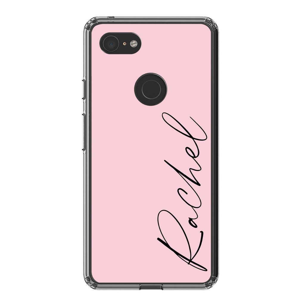 Personalised Bloom Script Name Google Pixel 3 XL Case