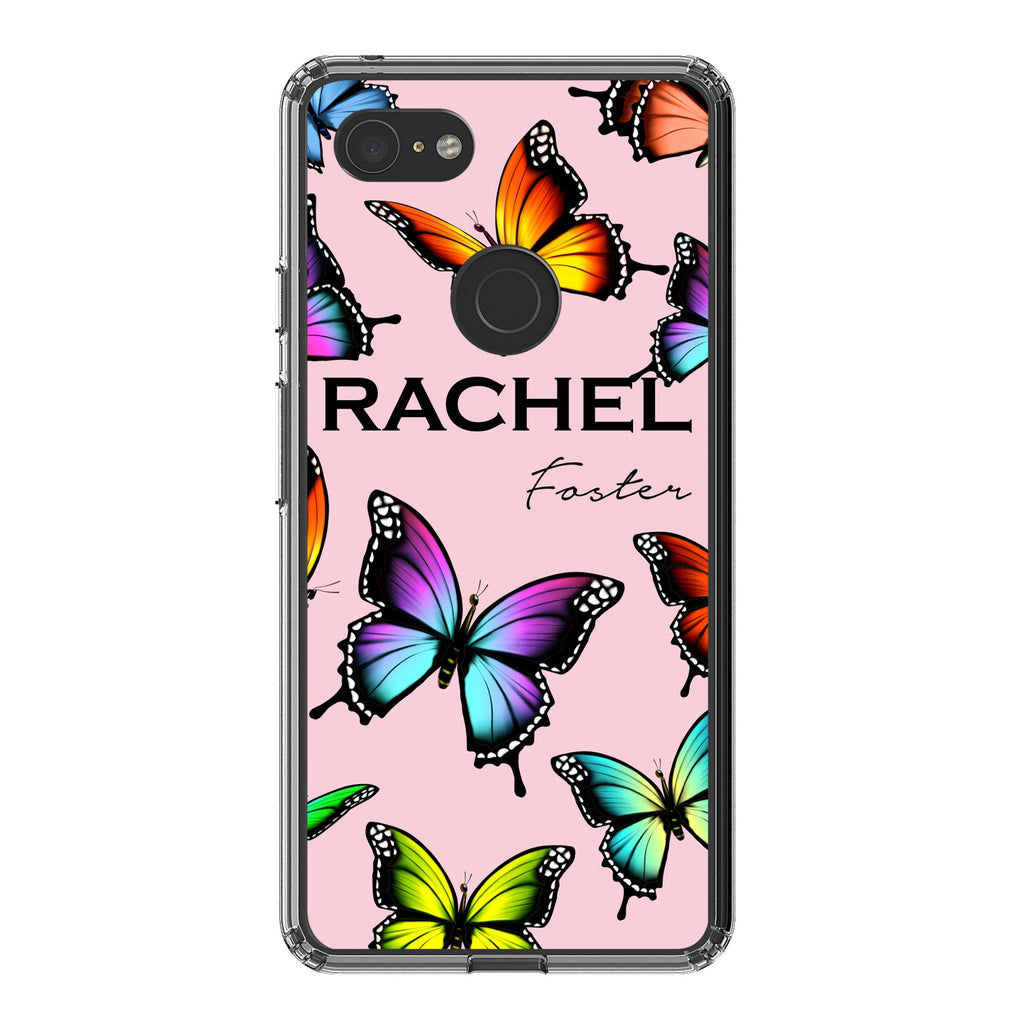 Personalised Butterfly Name Google Pixel 3 XL Case