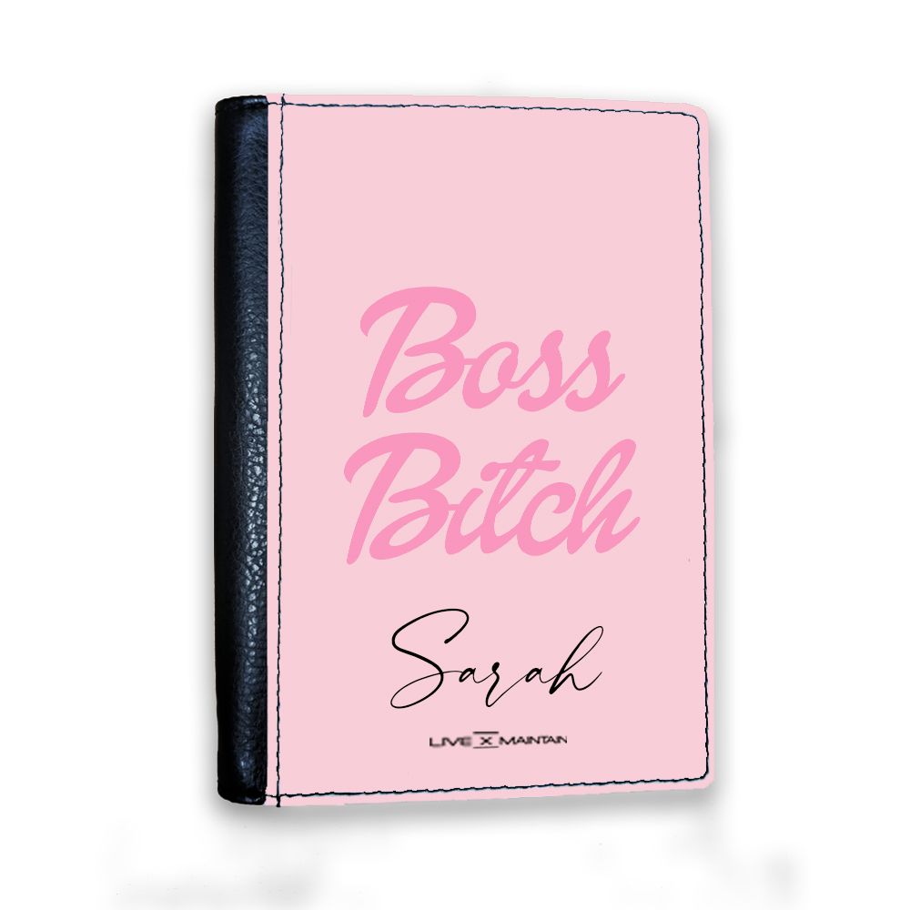 Personalised Boss B*tch Passport Cover