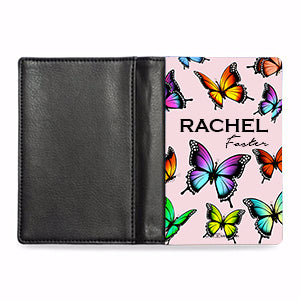 Personalised Butterfly Name Passport Cover