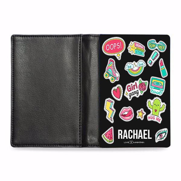 Personalised Sticker Name Passport Cover