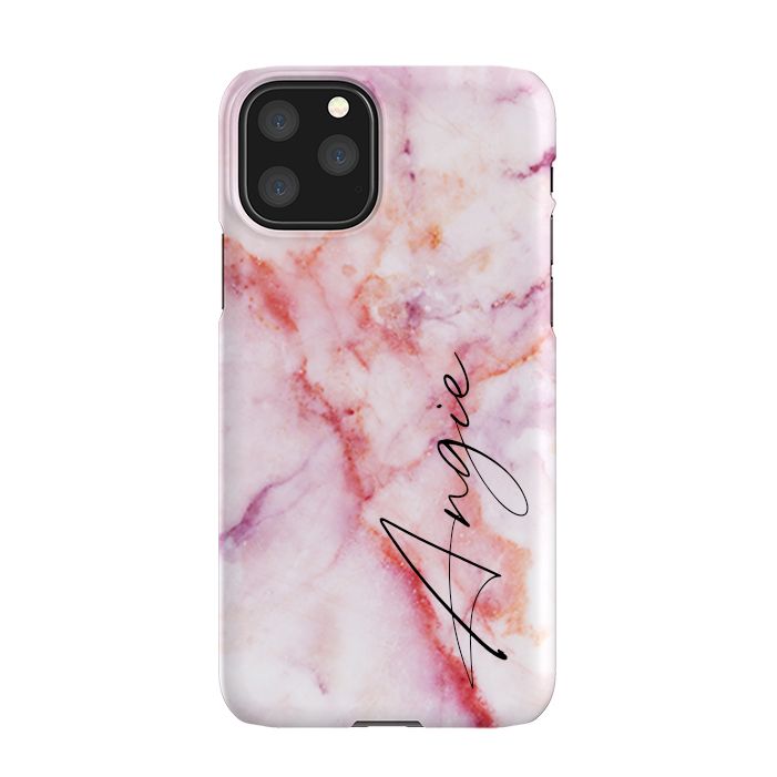 Personalised Pastel Marble Name iPhone 11 Pro Max Case