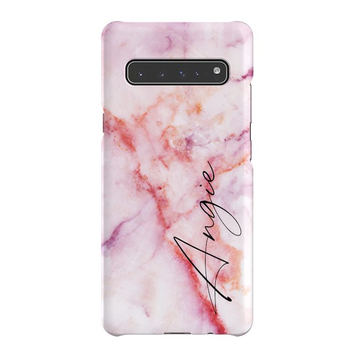 Personalised Pastel Marble Name Samsung Galaxy S10 5G Case