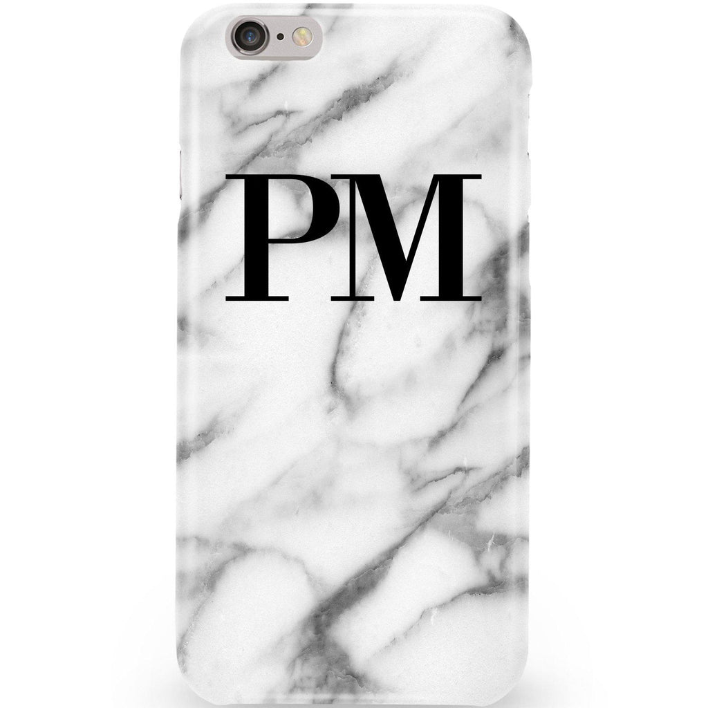 Personalised Pentelic Marble Initials iPhone 6 Plus/6s Plus Case