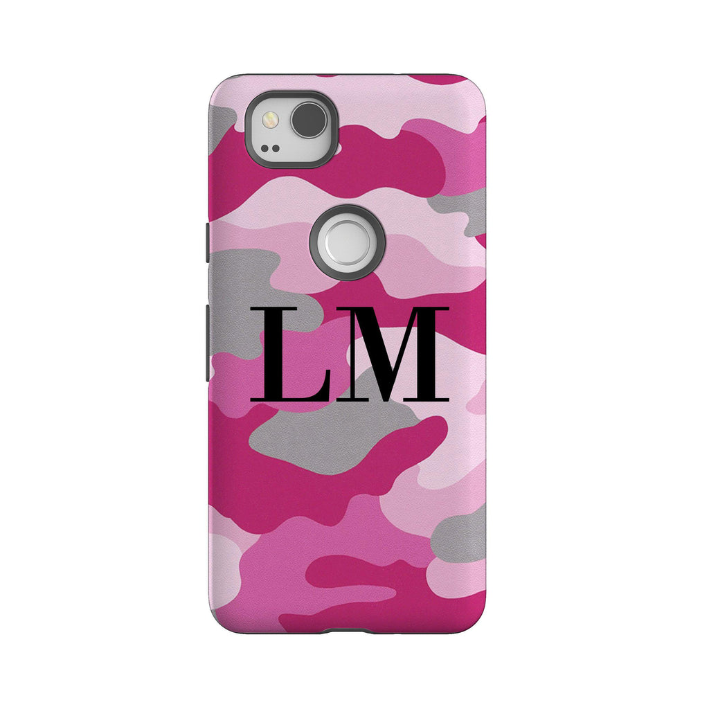 Personalised Pink Camouflage Google Pixel 2 Case