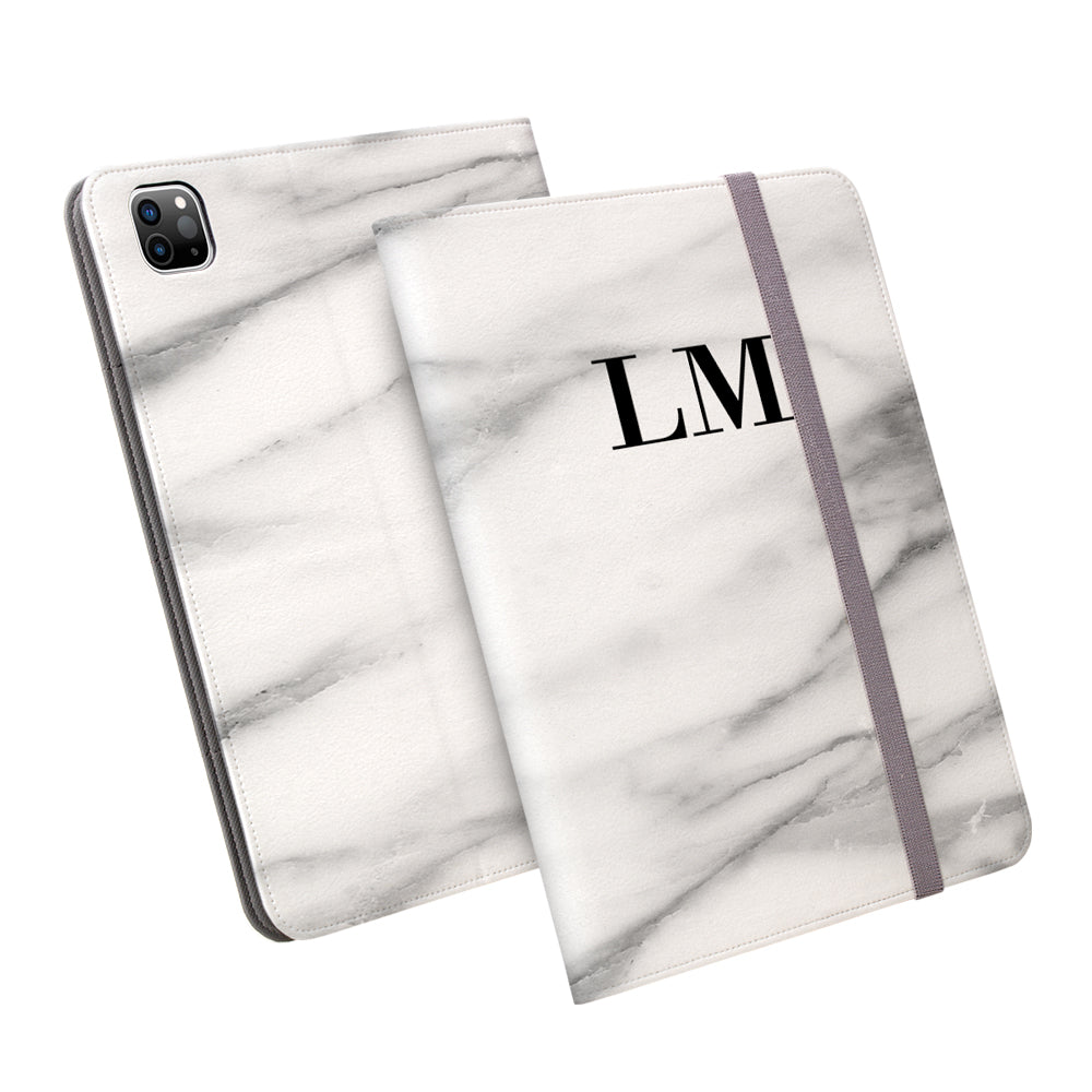 Personalised Pentelic Marble Initials iPad Pro Case