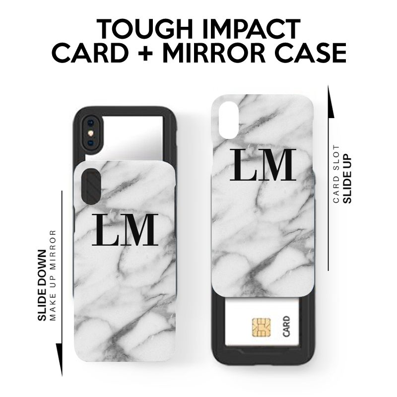Personalised Pentelic Marble Initials iPhone 11 Pro Case