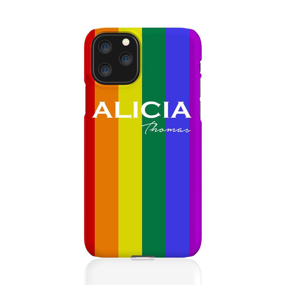 Personalised Pride iPhone 14 Plus Pro Case