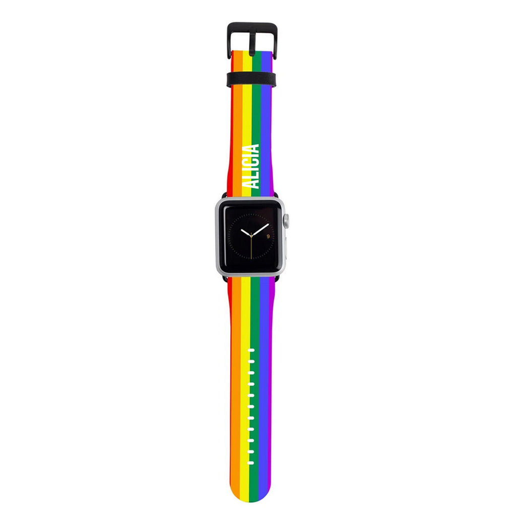 Personalised Pride Apple Watch Strap