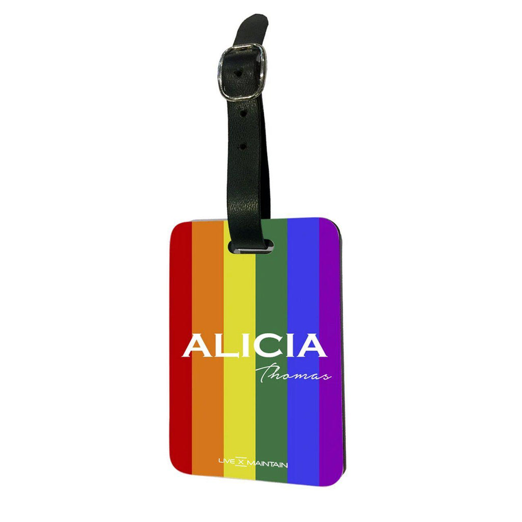 Personalised Pride Luggage Tag