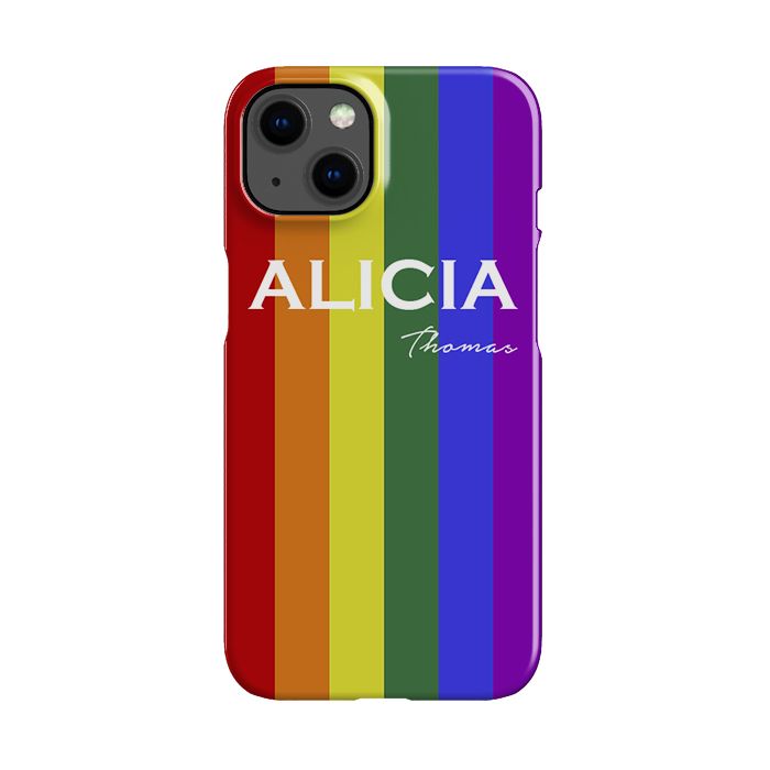 Personalised Pride iPhone 15 Case