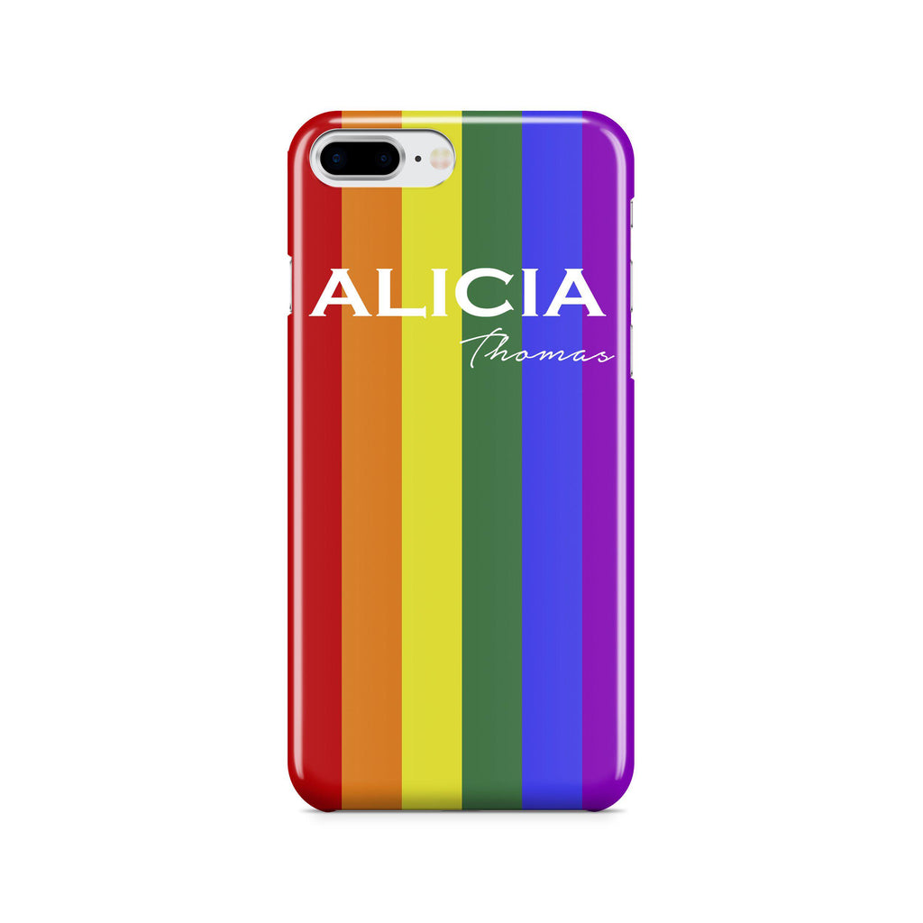 Personalised Pride iPhone 7 Plus Case