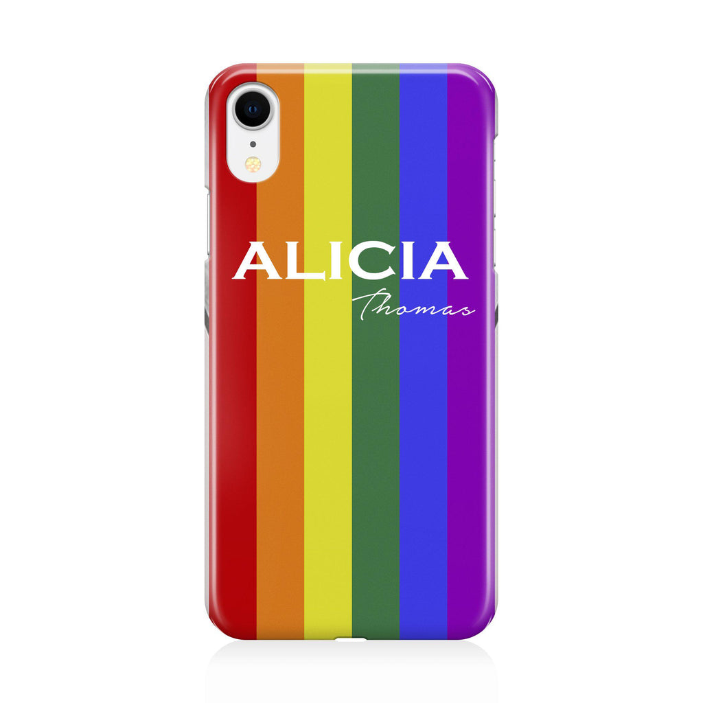 Personalised Pride iPhone XR Case