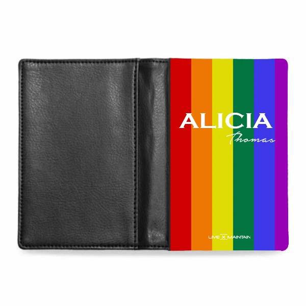 Personalised Pride Passport Cover