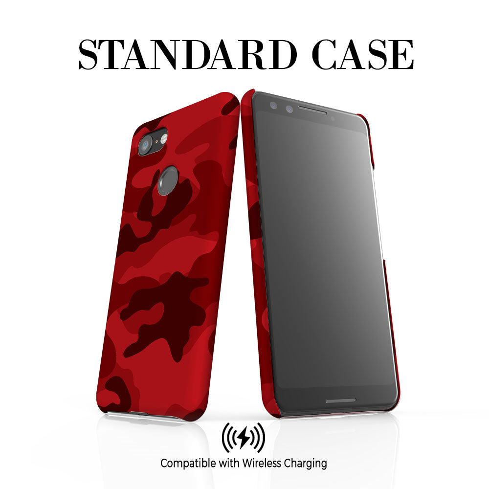 Personalised Red Camouflage Google Pixel 3 Case